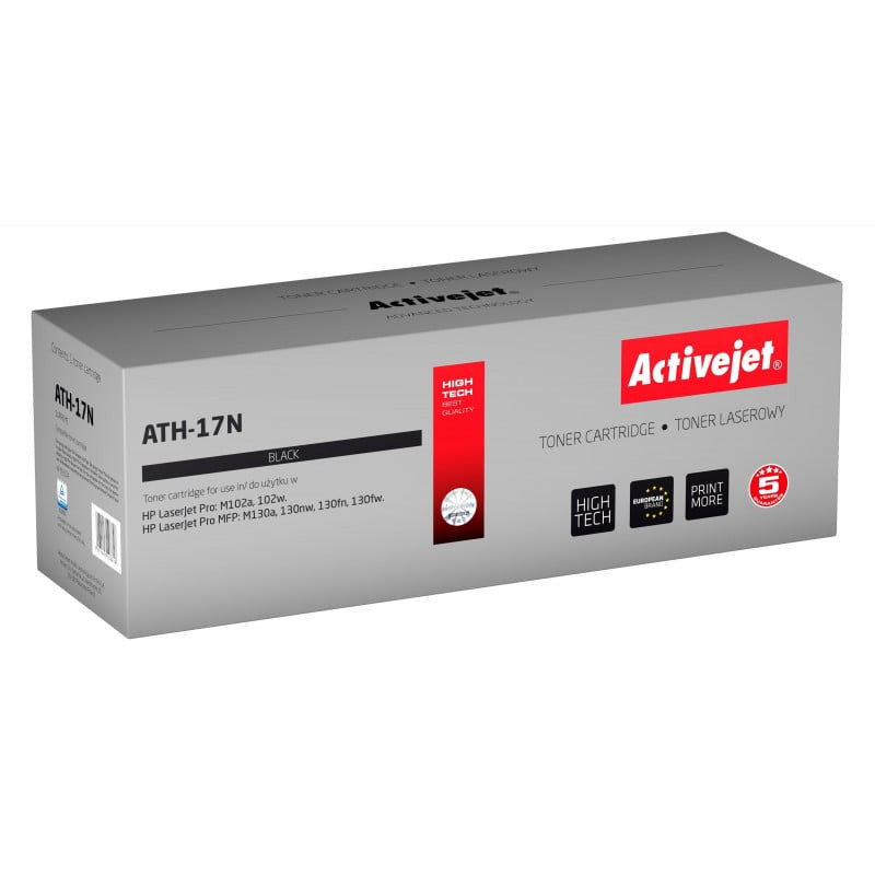 Toner activejet per hp 1600pagine nero [ath-17n]