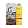 Etichette impermeabili avery zweckform ultra resistenti bianche [l4775-100]