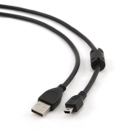 Cavo gembird (usb m - mini usb m 1.8 m nero) [ccp-usb2-am5p-6]