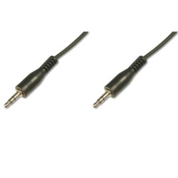 Cavo audio digitus 3,5mm a 3,5mm m/m 1,5m nero