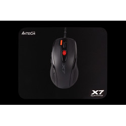 Set mouse gaming a4tech x-7120 x-710bk + superficie di gioco