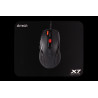 Set mouse gaming a4tech x-7120 x-710bk + superficie di gioco