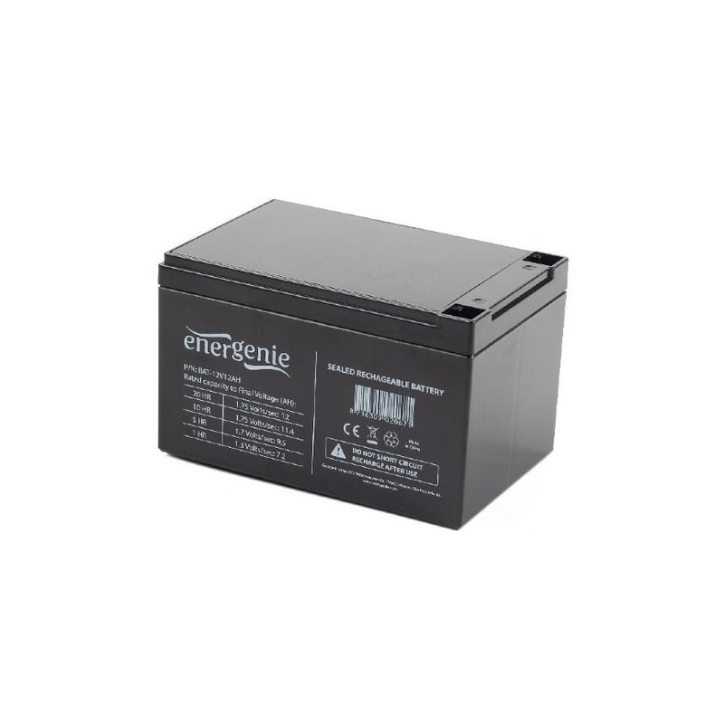 Batteria ricaricabile gembird per ups 12v/12ah [bat-12v12ah]