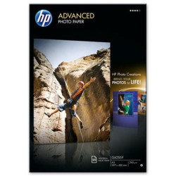 Carta fotografica hp lucida advance 297x420mm a3 20fogli [q8697a]