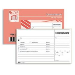 Blocco comunicazioni telefoniche edipro 100 fogli uso mano 9,9x17