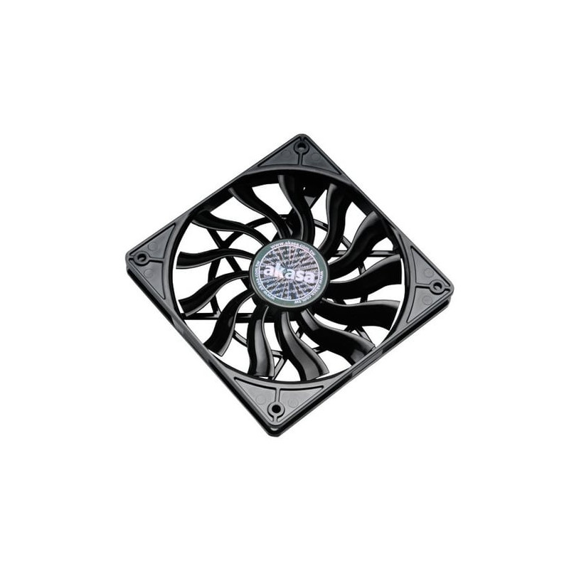 ventola 120x120 akasa ak-fn078 slimline pwm nero