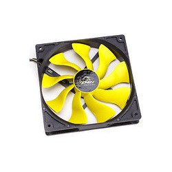 Ventola 140x140 akasa viper pwm, giallo