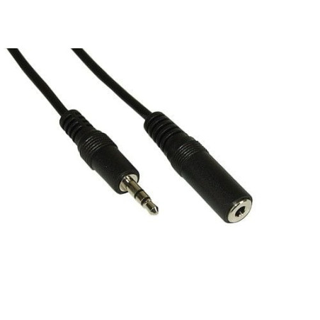 Cavo audio inline, 3,5mm martinetto m/f stereo - 1m