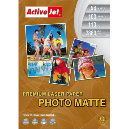 Carta fotografica activejet p4-110m100l a4 100pz [p4-110m100l]