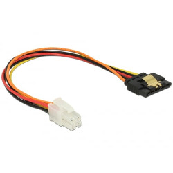 Cavo delock 85519 p4 4-pin a sata 15-pin m/f 0.2m