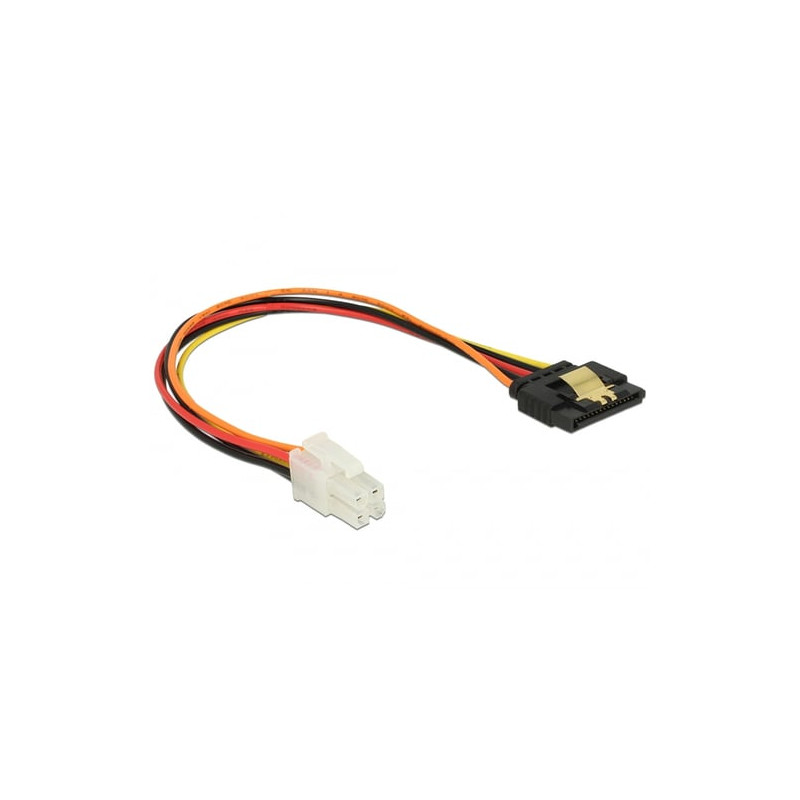 Cavo delock 85519 p4 4-pin a sata 15-pin m/f 0.2m