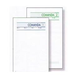 Blocco comande bm 25 fogli 2 copie autocopiante 10x17cm art 511/2