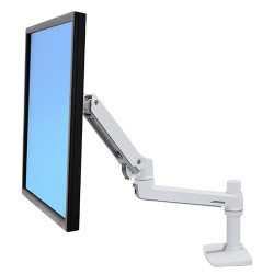 Supporto monitor ergotron lx series 45-490-216 32" bianco