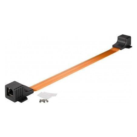 Cavo di rete goobay rj45/rj45 0.3m arancione