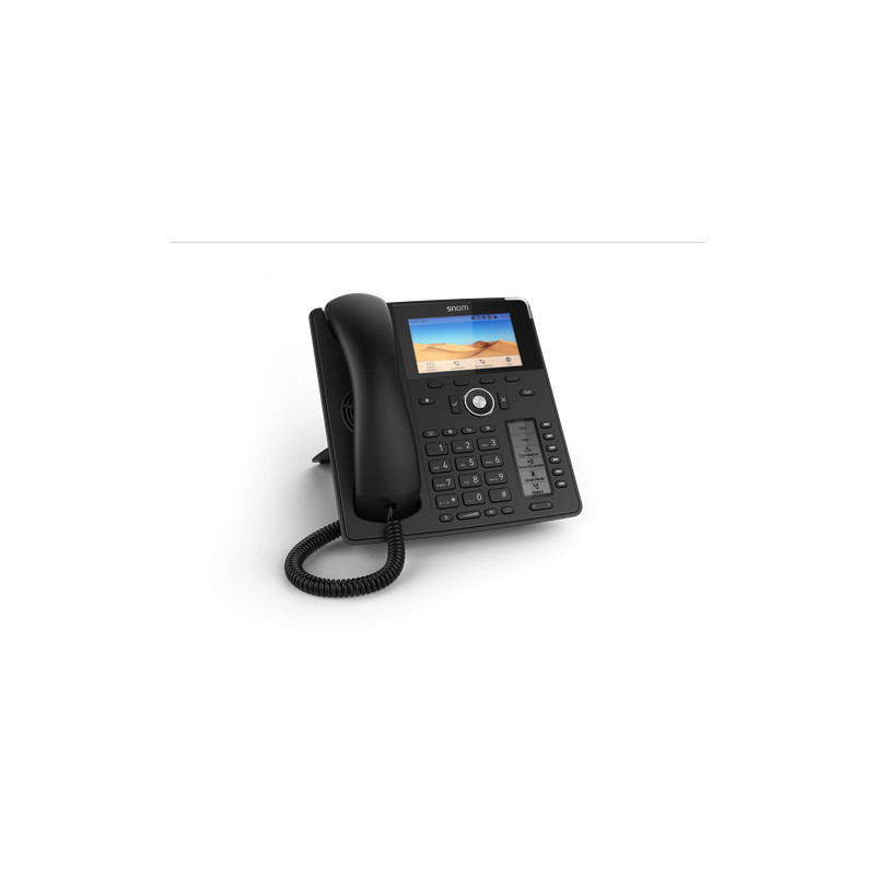 Telefono ip snom d785 cornetta cablata 12linee tft nero