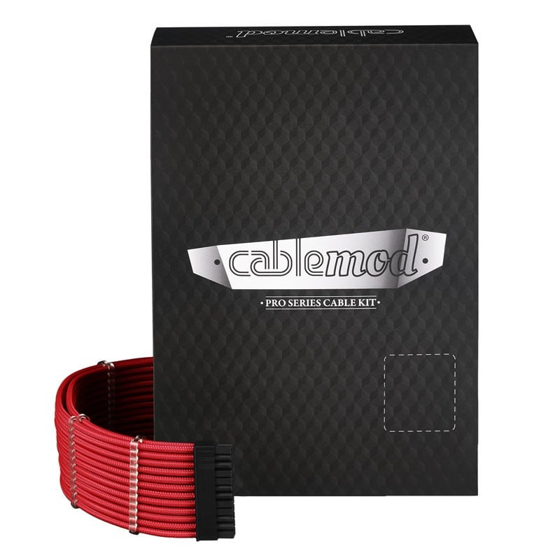 Set cavi cablemod pro c-series kit axi,hxi rosso - modmesh