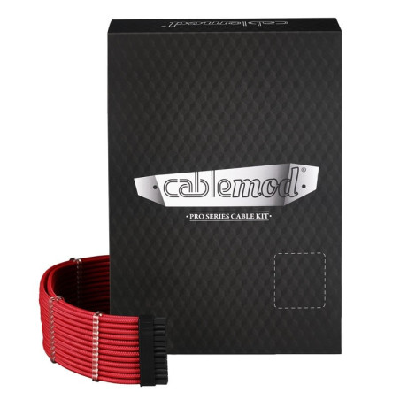 Set cavi cablemod pro c-series kit axi,hxi rosso - modmesh