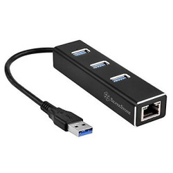 Hub usb silverstone sst-ep04 3x usb 3.1 1xrj45 [sst-ep04]