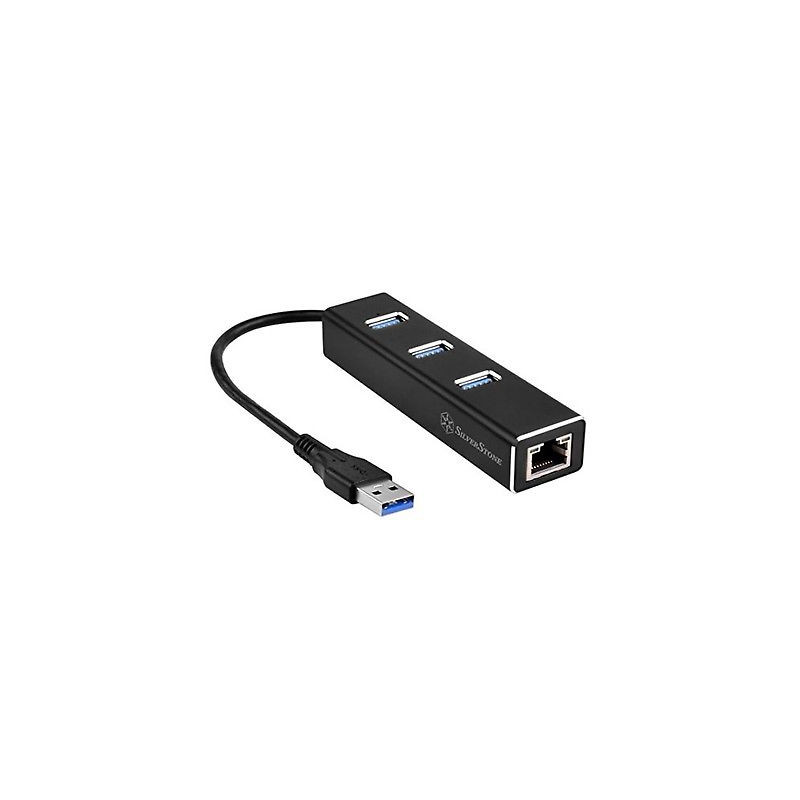 Hub usb silverstone sst-ep04 3x usb 3.1 1xrj45 [sst-ep04]
