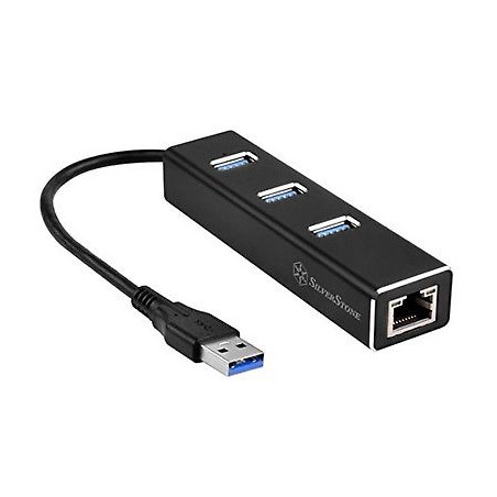 Hub usb silverstone sst-ep04 3x usb 3.1 1xrj45 [sst-ep04]