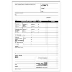 Blocco conto albergo edipro 7gg 23x15cm 100 fogli uso mano [e5964]