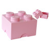 Contenitore mattoncino lego 4 rosa chiaro [40031738]
