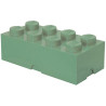 Contenitore mattoncino lego 8 verde sabbia [40041747]