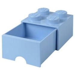 Scatola portagiochi room copenhagen - lego brick drawers celeste