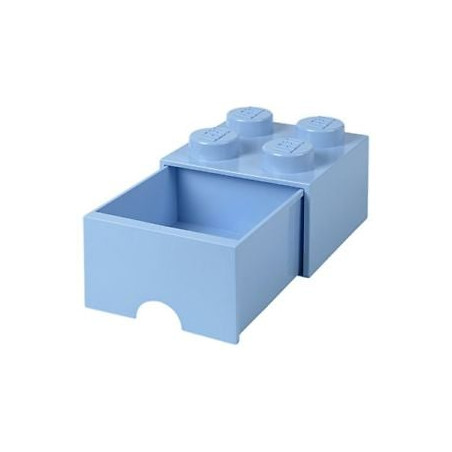 Scatola portagiochi room copenhagen - lego brick drawers celeste