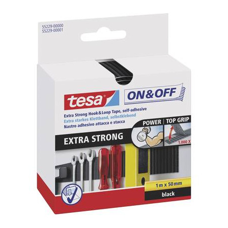 Nastro a strappo da incollare lato morbido e lato rigido, extra forte