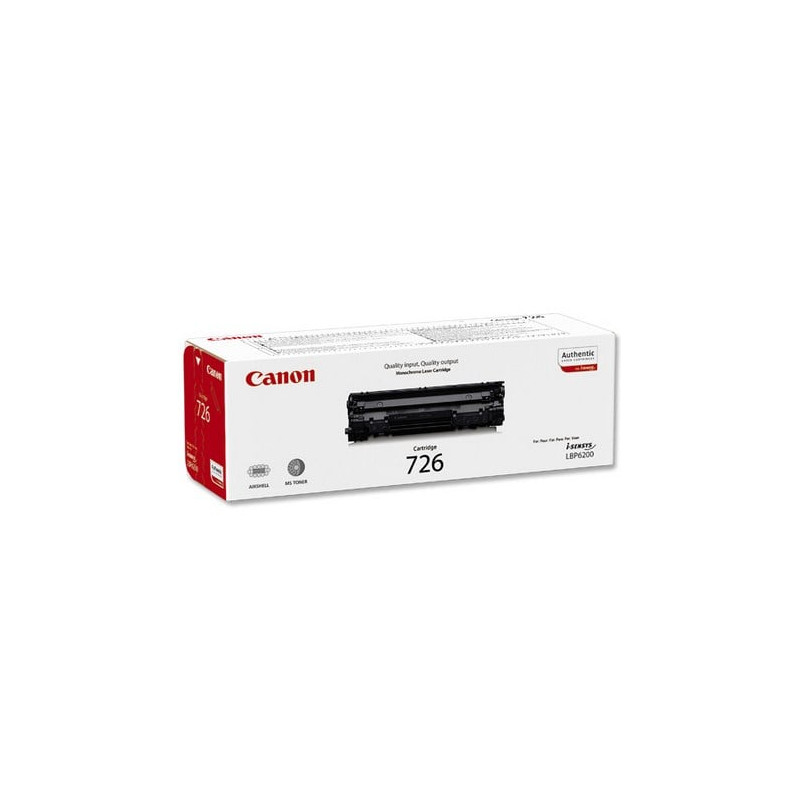 Toner originale canon nero lbp6200d crg 726 [3483b002]