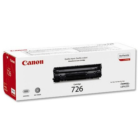 Toner originale canon nero lbp6200d crg 726 [3483b002]