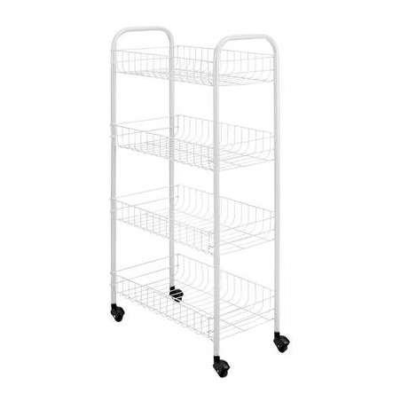 Metaltex pisa carrello portatutto 4 piani 41x23x84cm [340634014]