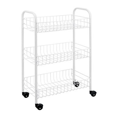 Metaltex siena carrello portatutto 3 piani 41x23x63cm [340633014]
