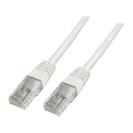 Cavo di collegamento rj45 rete cat 6 u/utp 2 m bianco privo di alogeni