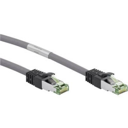 Cavo di collegamento rj45 rete cat 8.1 s/ftp 1 m grigio privo di