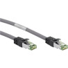 Cavo di collegamento rj45 rete cat 8.1 s/ftp 1 m grigio privo di