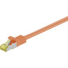 Cavo di collegamento rj45 rete s/ftp 0.25 m arancione con protezione,