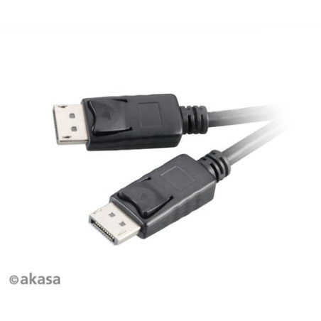 Cavo akasa displayport/displayport 2m nero