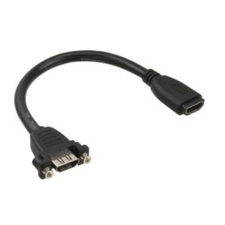 Cavo inline hdmi 4k2k femmina a hdmi femmina, montaggio pannello,