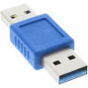 Adattatore inline usb 3.0 type-a maschio a usb 3.0 type-a