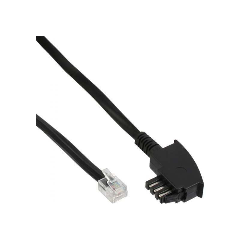 Cavo di rete inline rj12 maschio a tae-n maschio, 6 fili, 10m