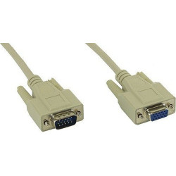 Cavo inline vga, sub-d 15pin femmina a sub-d 15pin maschio,