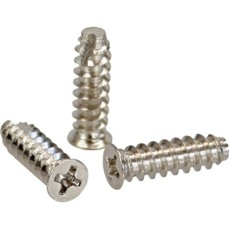 Inline viti ventole, 5,0x16,0mm, testa corce svasata, nichelato,