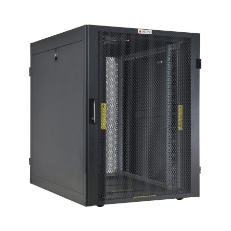Armadio rack techly a muro 19'' 600x1000 24 unita' ventilato