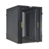 Armadio rack techly a muro 19'' 600x1000 24 unita' ventilato