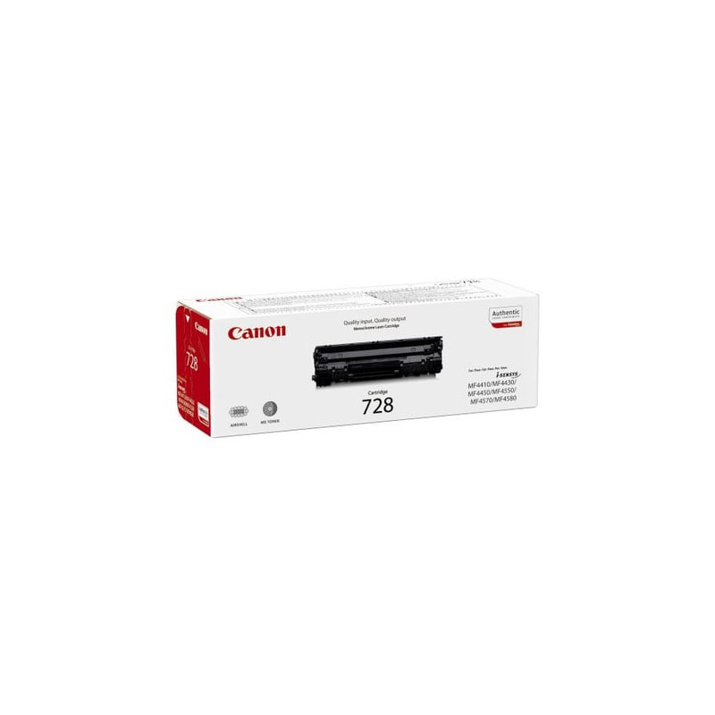 Toner originale canon nero crg 728 mf44xx mf45xx [3500b002]