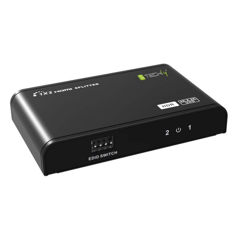 Splitter techly hdmi 2.0 4k 2vie hdr