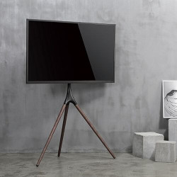 Supporto a pavimento techly per tv 45-65'' stile cavalletto