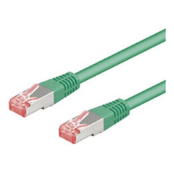 Cavo di rete patch goobay cat 6-050 sftp pimf verde [68288]